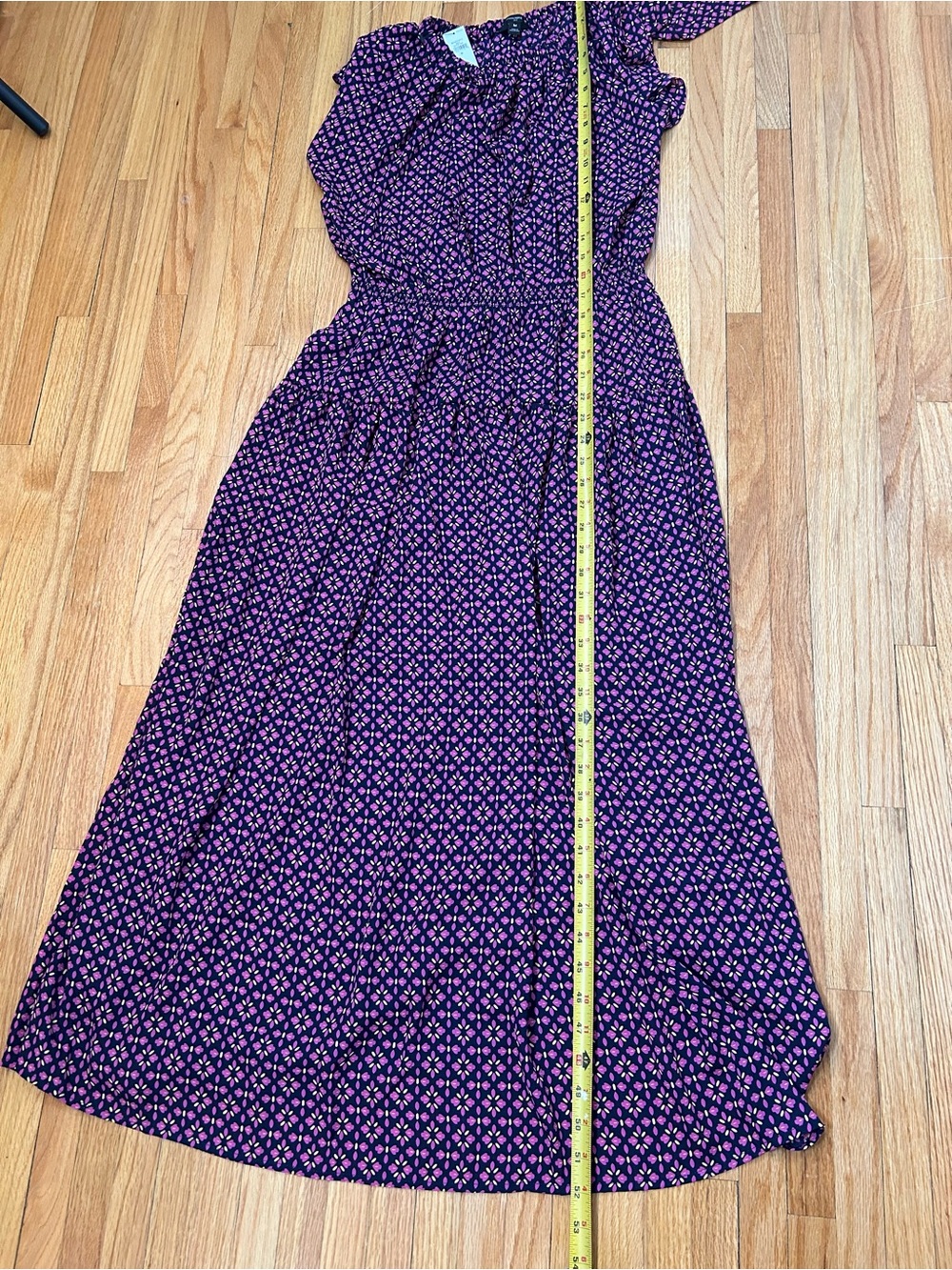 NWT Banana Republic Shirred Neck Drop Waist Midi Dress - Picture 12 of 12